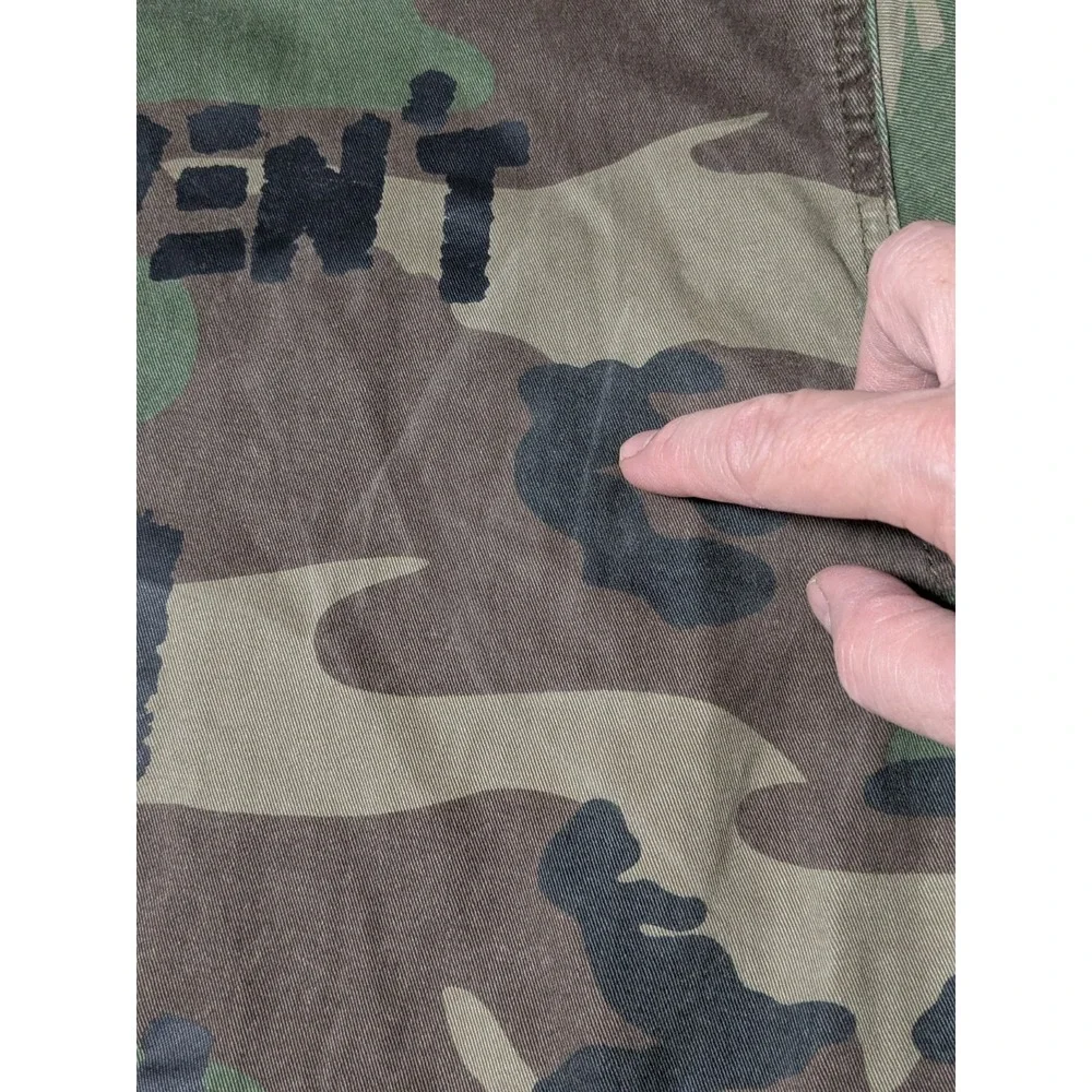 ZARA MAN YOU HAVEN'T SEEN ANYTHING‎ Men Medium Green Camo Utility Jacket